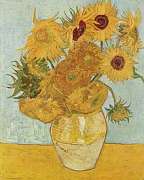 Vincent Van Gogh immortalò i girasoli in una seria di dipinti ad olio su tela realizzati tra il 1888 e il 1889.jpg